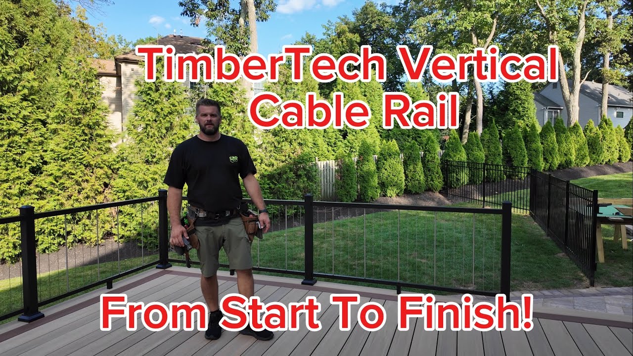 How to Install TimberTech Vertical Cable Rail
