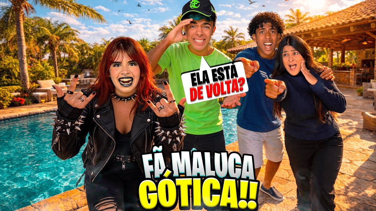 A FÃ MALUCA VIROU GÓTICA E VOLTOU‼️😨 *agora é nossa hater