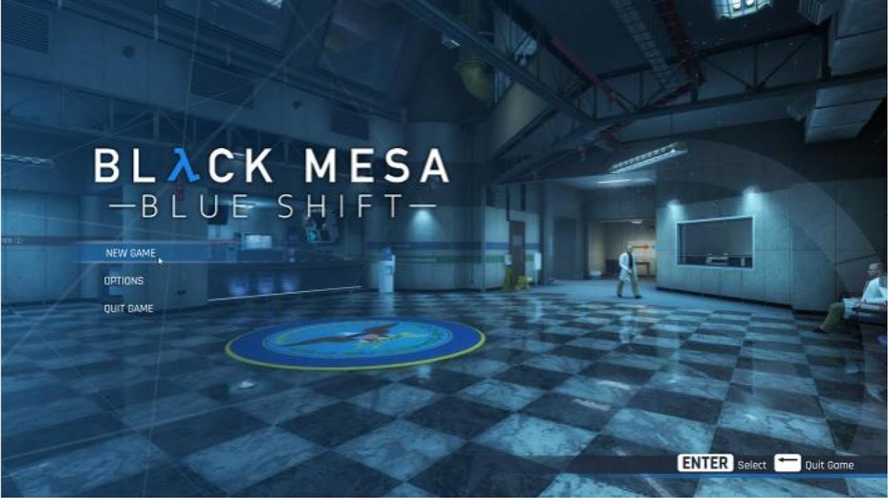 Black Mesa: Blue Shift part 1 Realistic Ultra Graphics Gameplay chapter 1 and 2 Insecurity