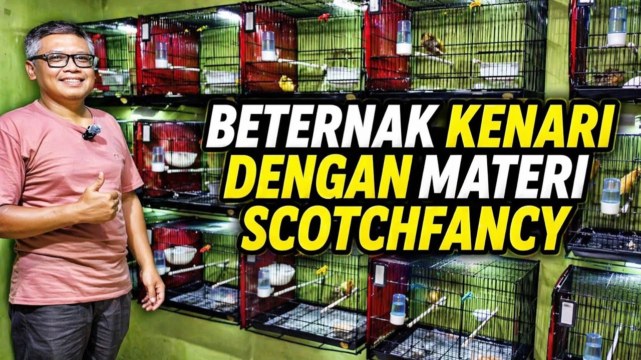 PETERNAK KENARI‼️Pejantan SCOTCHFANCY menjadi andalan untuk mencetak anakan...