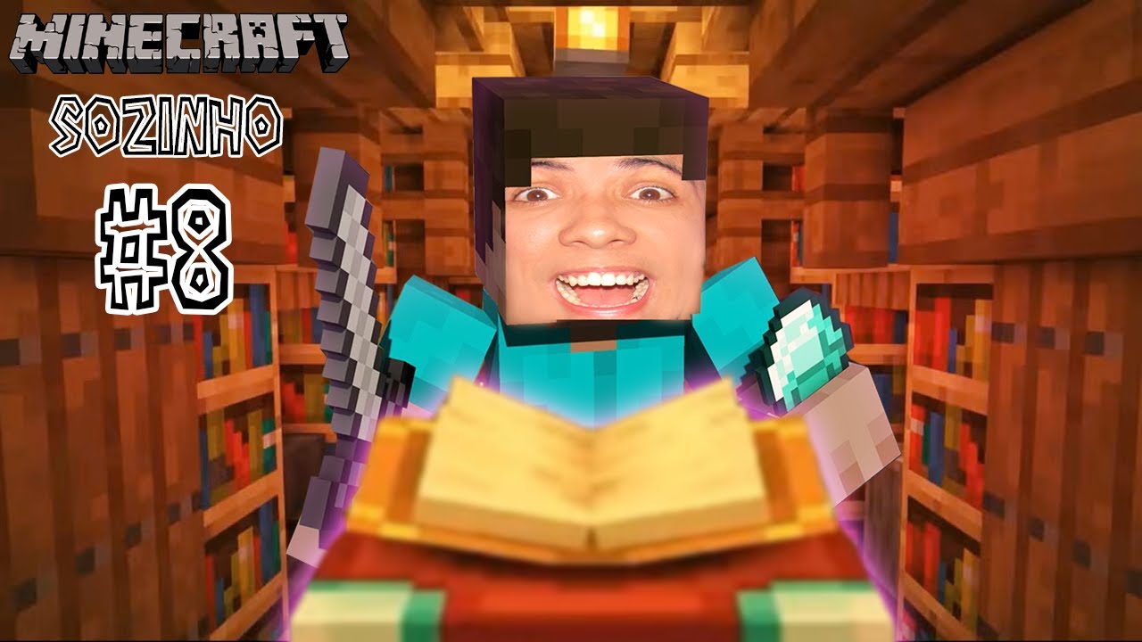 UPANDO MINHAS ARMAS! - MINECRAFT SOZINHO - Parte 8