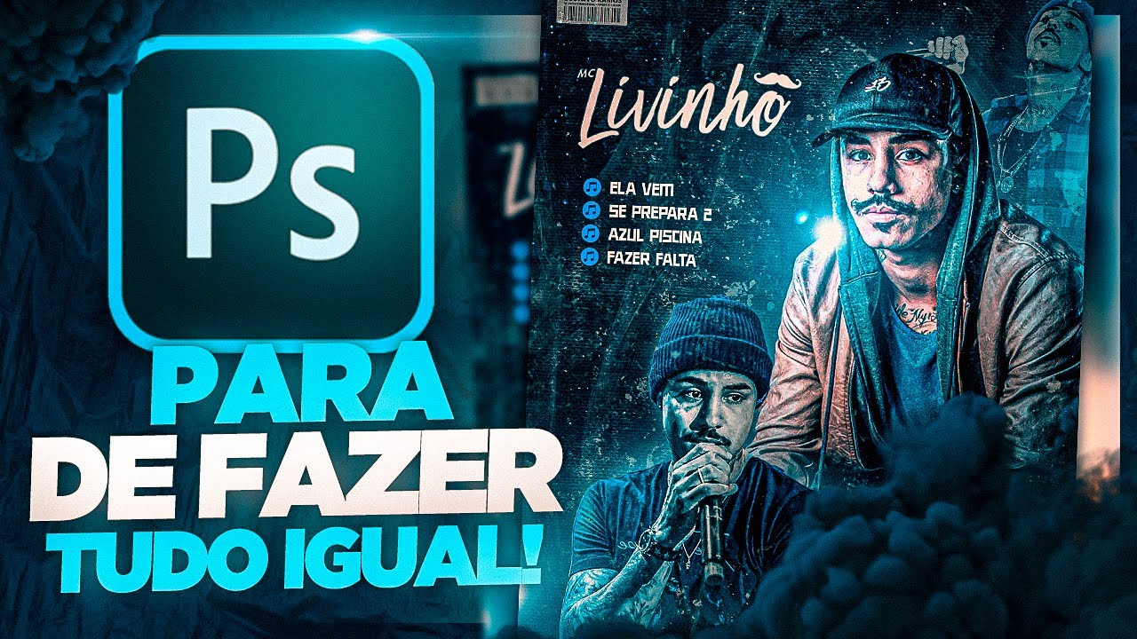 Processo Criativo Flyer de Festa | Mc Livinho | Photoshop