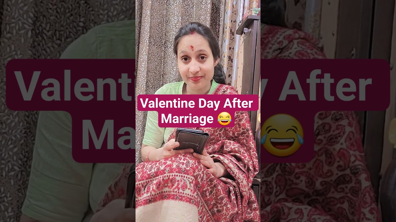 Valentine Day After Marriage #shorts #valentineday #funnyshorts #ytshorts #shortsfeed #alishka
