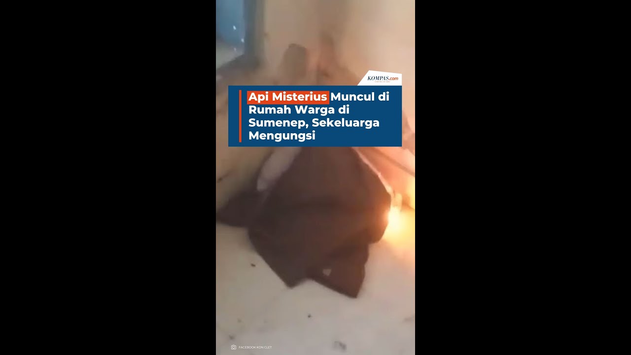 Api Misterius Muncul di Rumah Warga di Sumenep, Sekeluarga Mengungsi