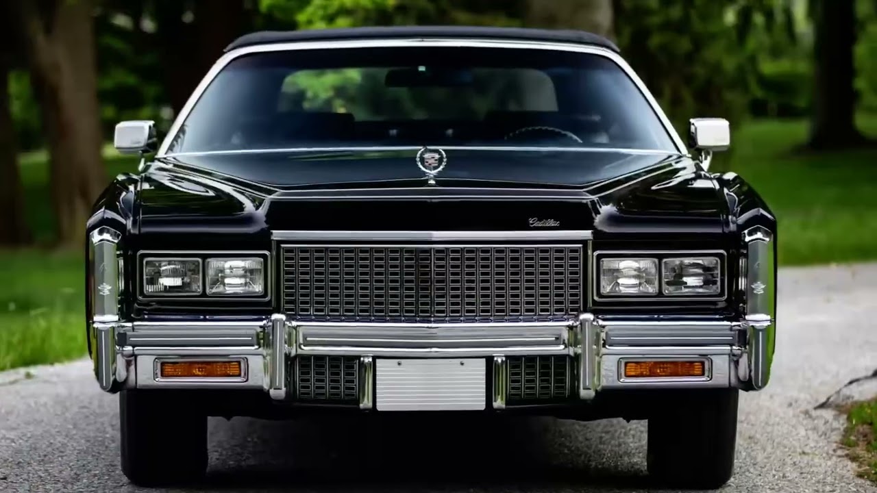 1976 Cadillac Eldorado Convertible Triple Black w/3,235 Actual Miles Walk-Around Video