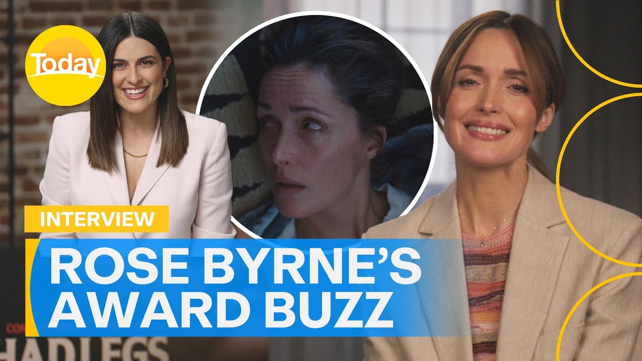 Aussie actress Rose Byrne chats to Sarah about her sweeping awards season | Today Show Australia