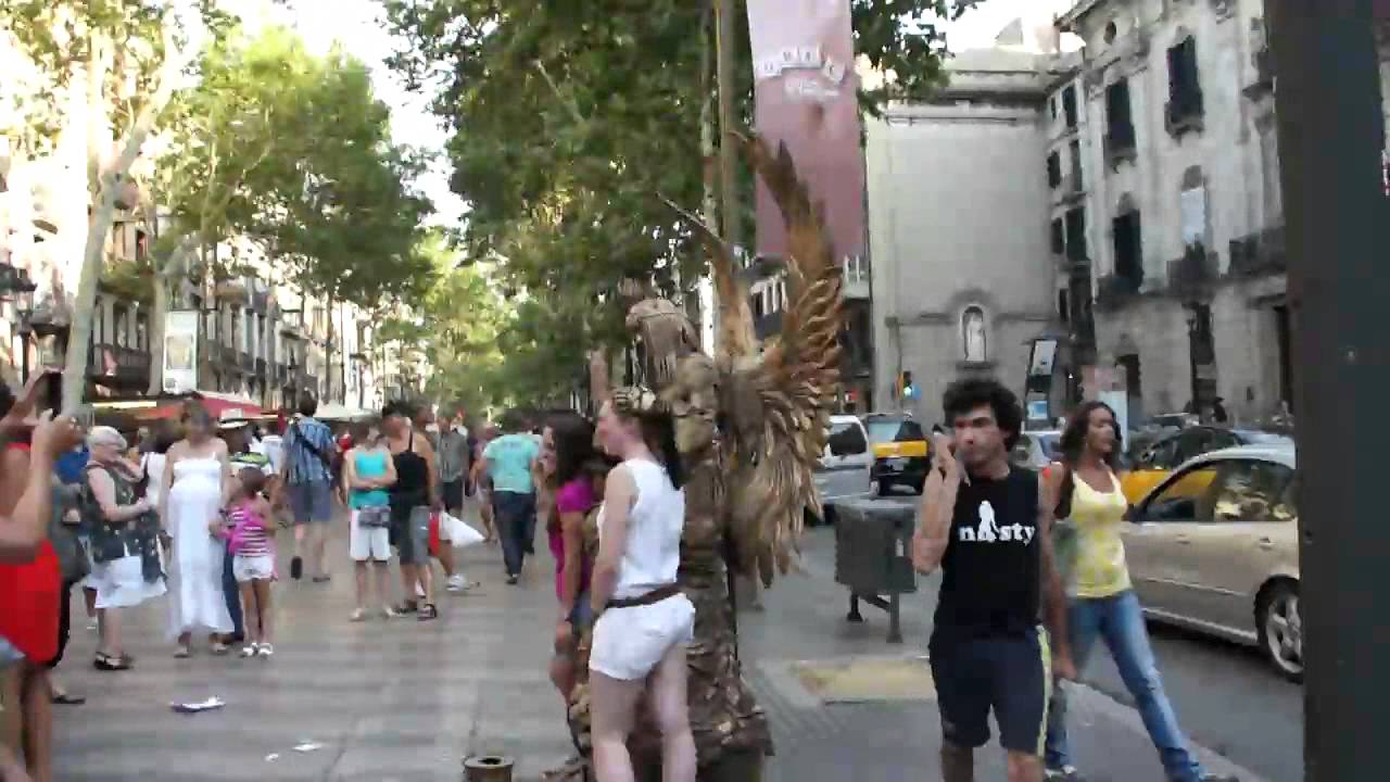 A Walk on Las Rambla - Barcelona