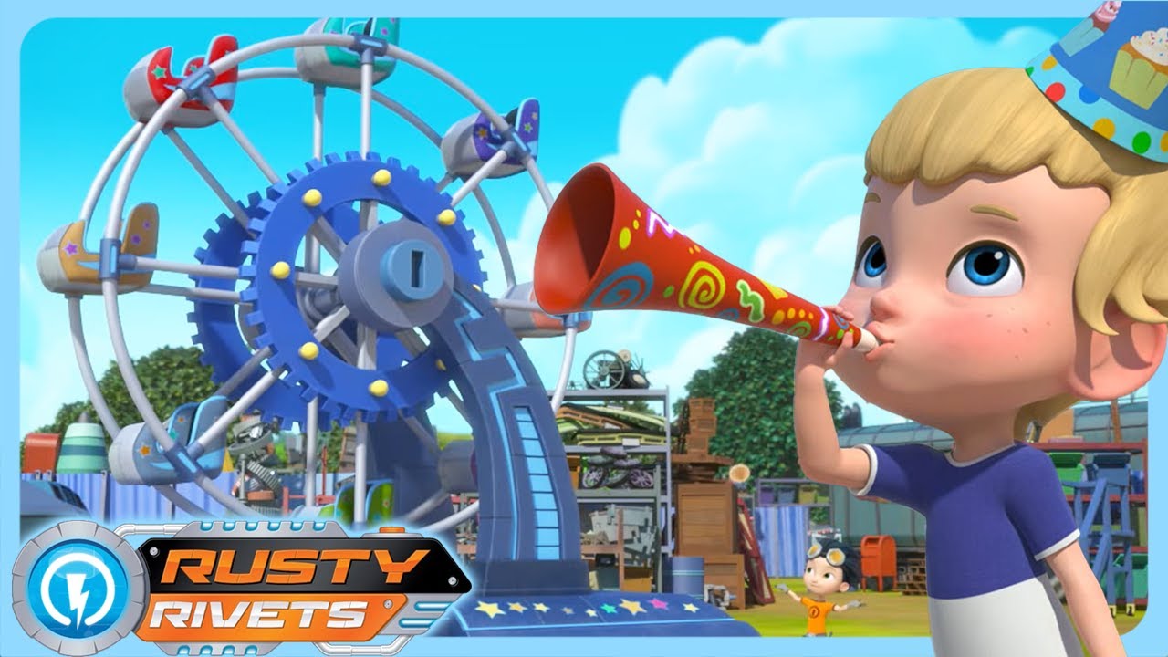 Happy Birthday, Liam 🎡🎂🍰🎈🥳 | Rusty Rivets | Cartoons for Kids