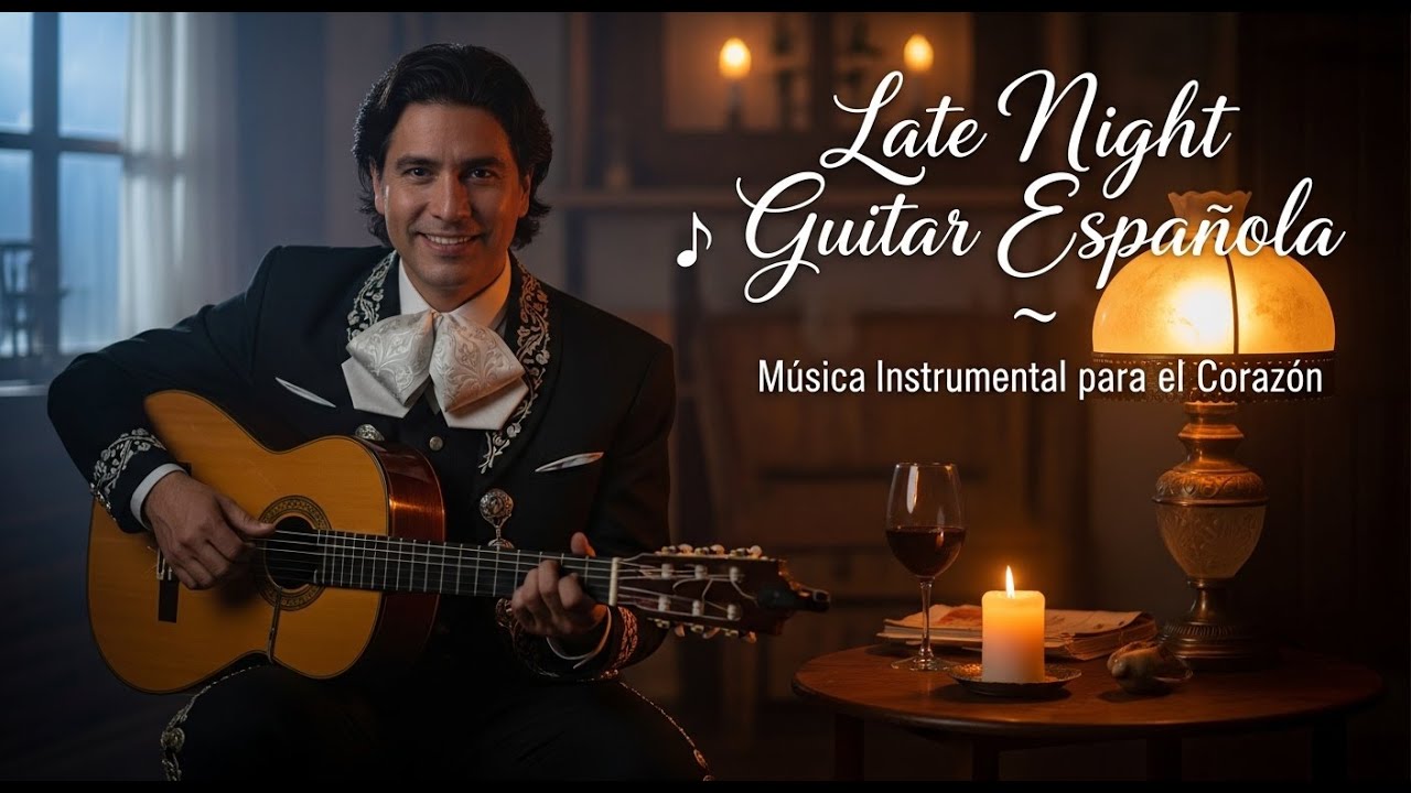 Guitarra Española Nocturna 🌙 Música Instrumental para Calmar el Corazón