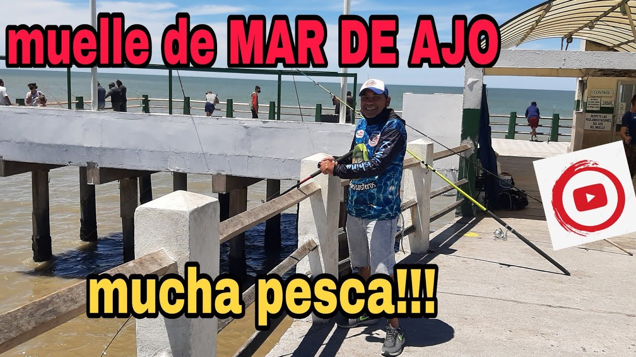 Terrible pesquero el MUELLE DE MAR DE AJO!!!  Final imperdible!!! #pescadorescosteros