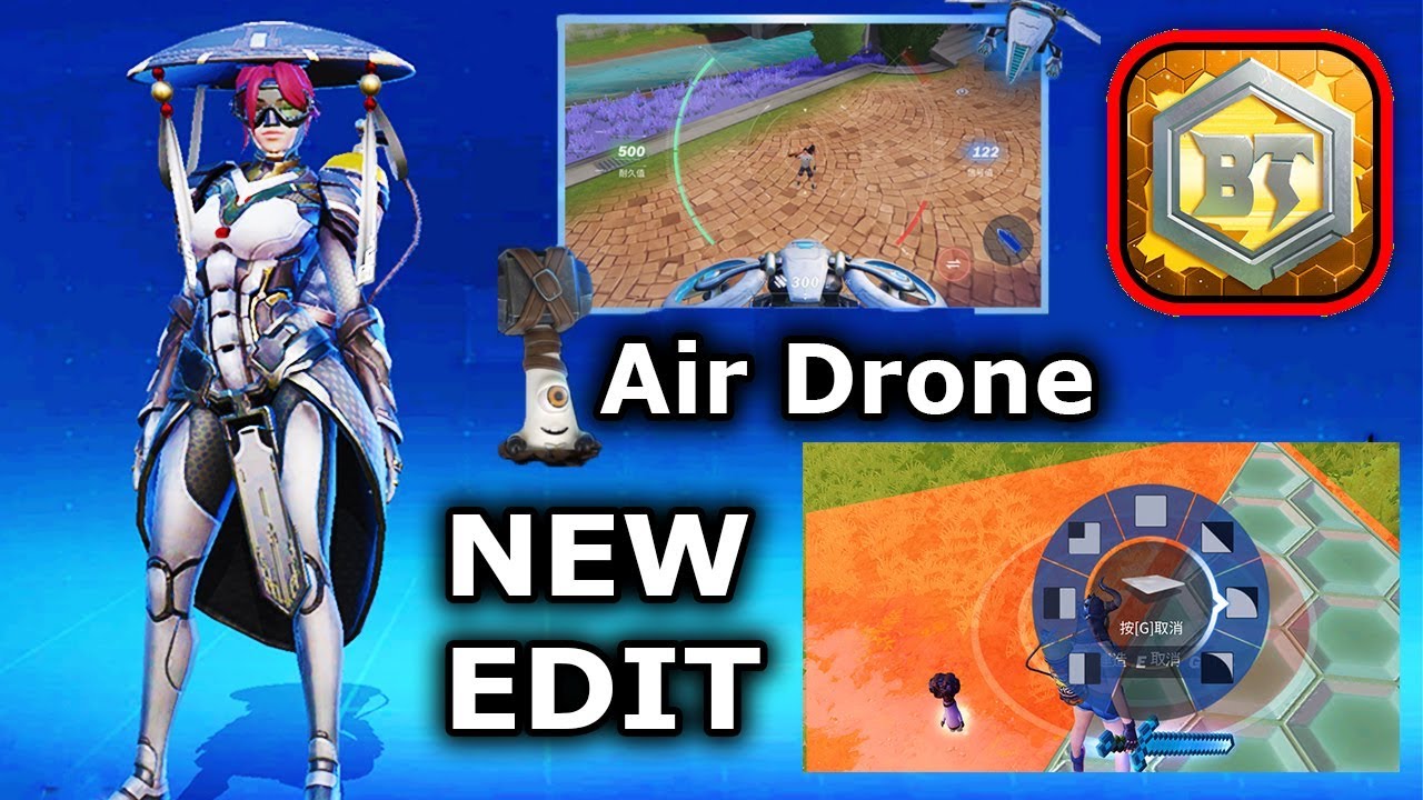 Update | New Editting | Air Drones + Gameplay on BuildTopia 堡垒前线