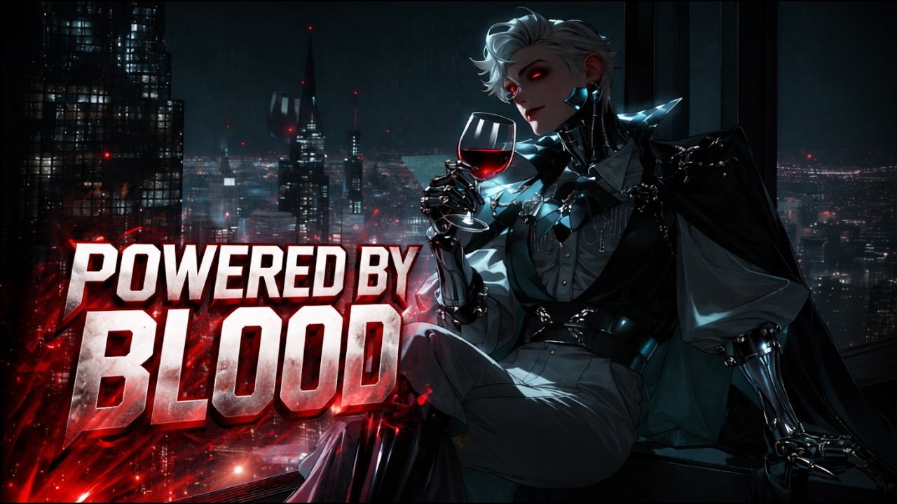 POWERED BY BLOOD (Industrial Metal × Cyber-Gothic Doom - AI)