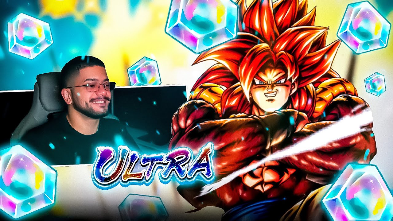 SIMPLESMENTE A MELHOR SUMMONS DO ANO! SUMMONS GOGETA SSJ4 ULTRA | Dragon Ball Legends