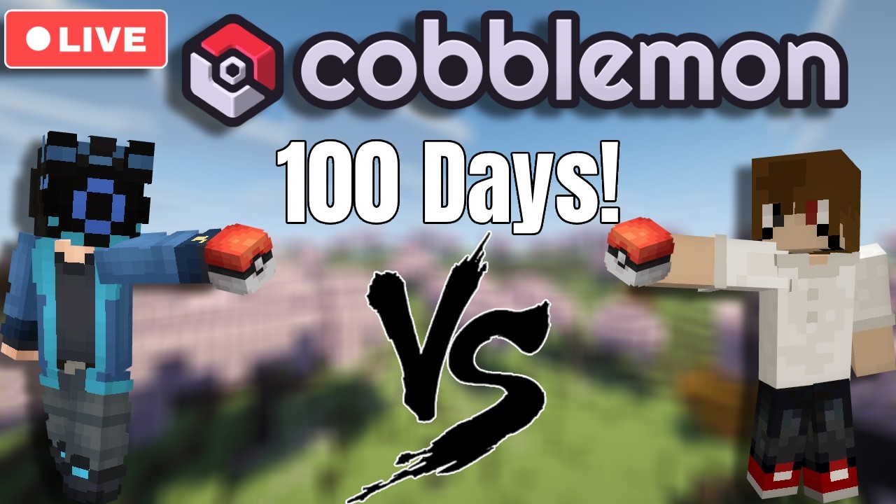 Cobblemon 100 days Nuzlocke! Nate Vs Dart!