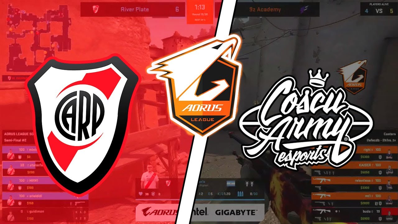 🏆RIVER PLATE CAMPE&Oacute;N - Coscu Army Esports VS River Plate Gaming - Final Aorus League - Temporada 4💥
