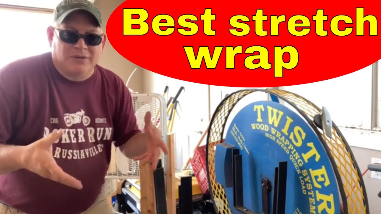 Cast vs. Blown stretch wrap for firewood bundles - n. 86 #firewood #twister #firewoodbusiness