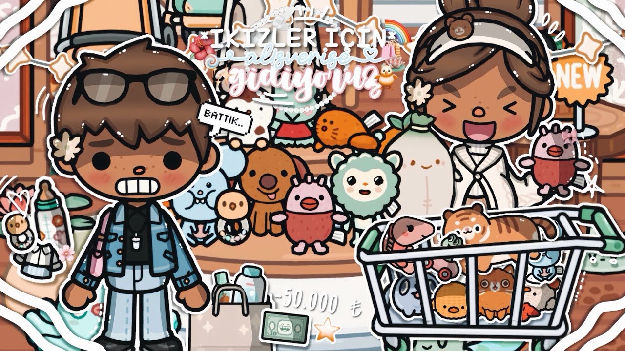 ˚*İKİZ BEBEKLERİMİZ* İçin Alışverişe Çıkıyoruz! Kaç ₺ Tuttu? 🌧️🐥🫣💫 ೀ || *sesli* 🎙️|| TLW Türkçe