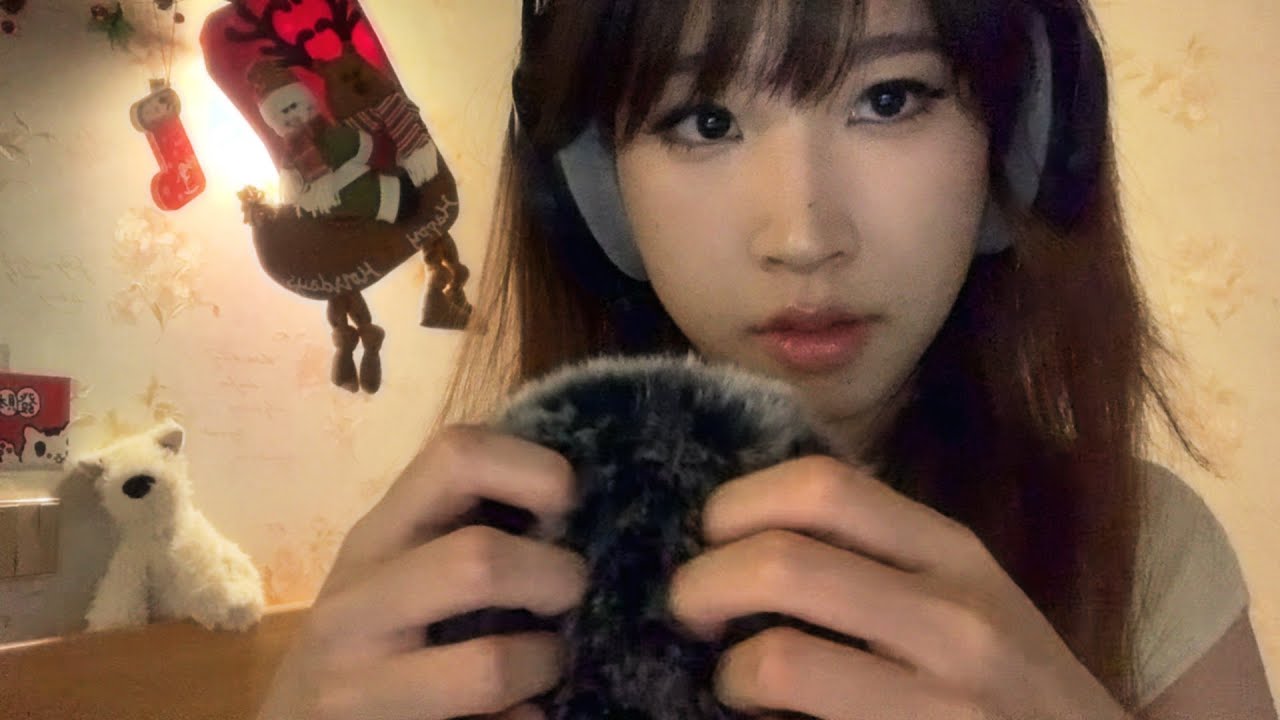 ASMR 3 hours nonstop Mic Scratching until you fall asleep | fluffy version