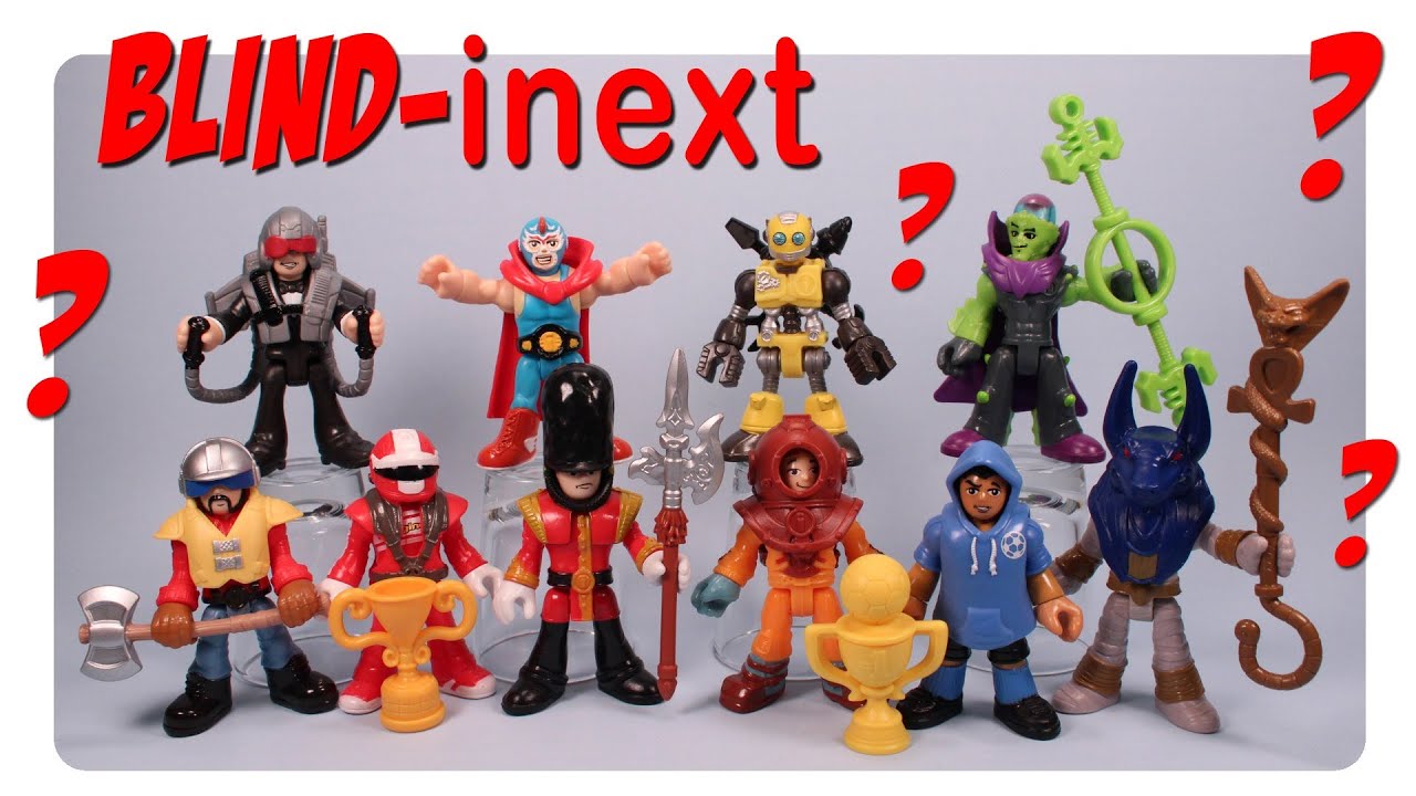 imaginext Blind Bag Figures Series 1 Opening and Codes