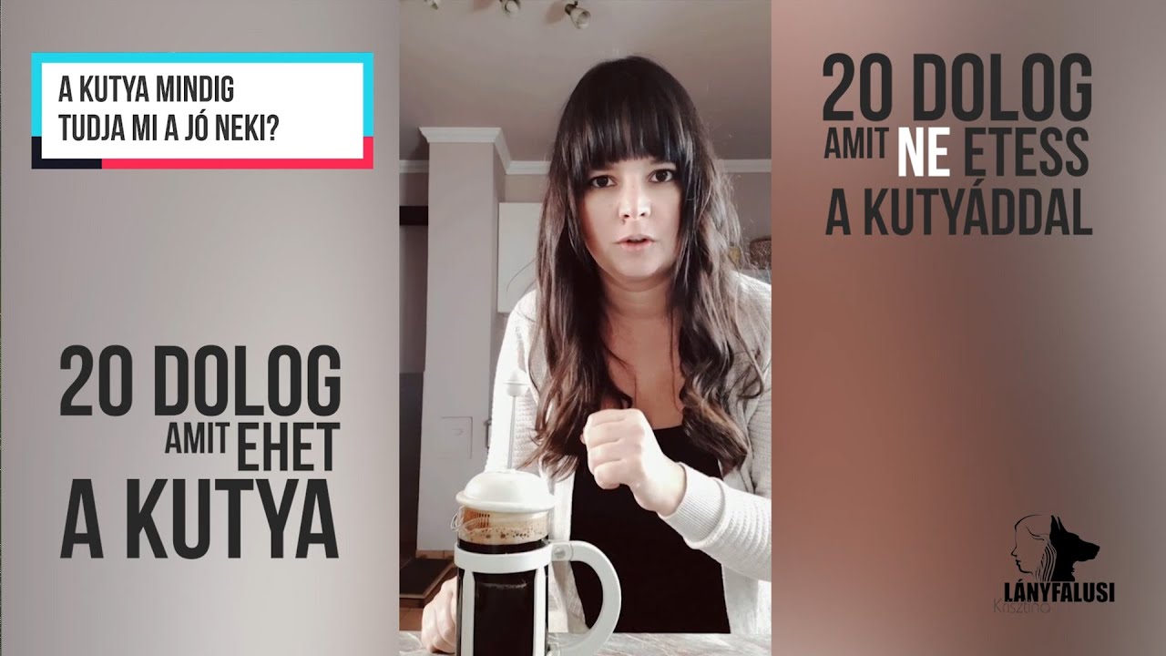20 dolog amit Ne etess a kuty&aacute;ddal/ 20 dolog amit ehet a kutya