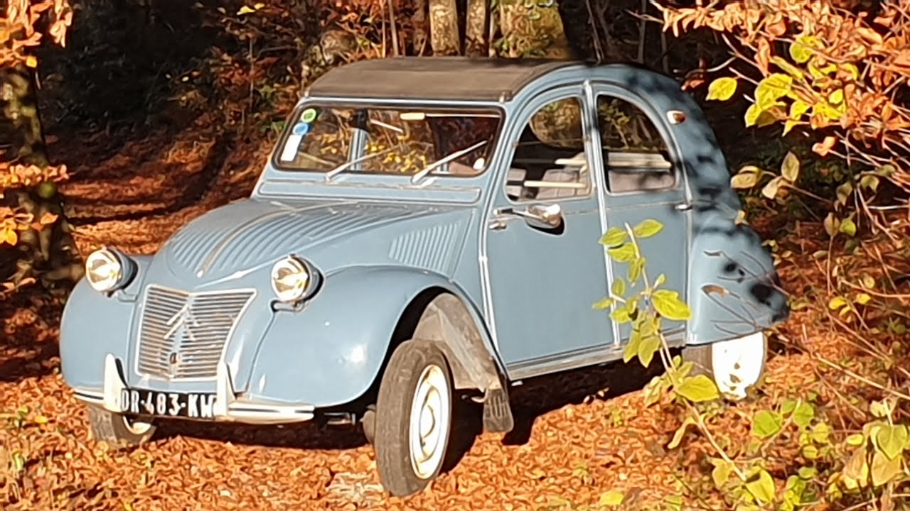 CITROEN 2 CV 1958 - AMBIANCE A BORD ( SONORE et VISUELLE )