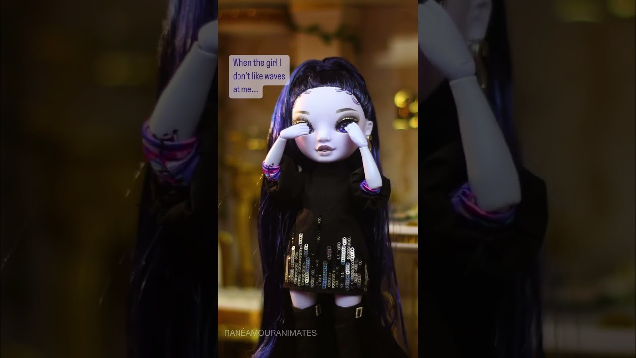 Shadow High Series 2 - Reina Glitch Crowne #shadowhigh #rainbowhigh #stopmotionanimation