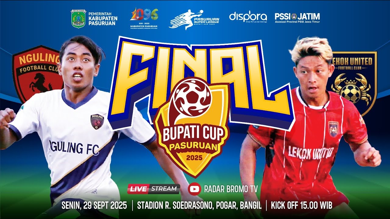 LIVE!! NGULING FC V LEKOK UNITED | BABAK FINAL BUPATI CUP PASURUAN SUPER LEAGUE