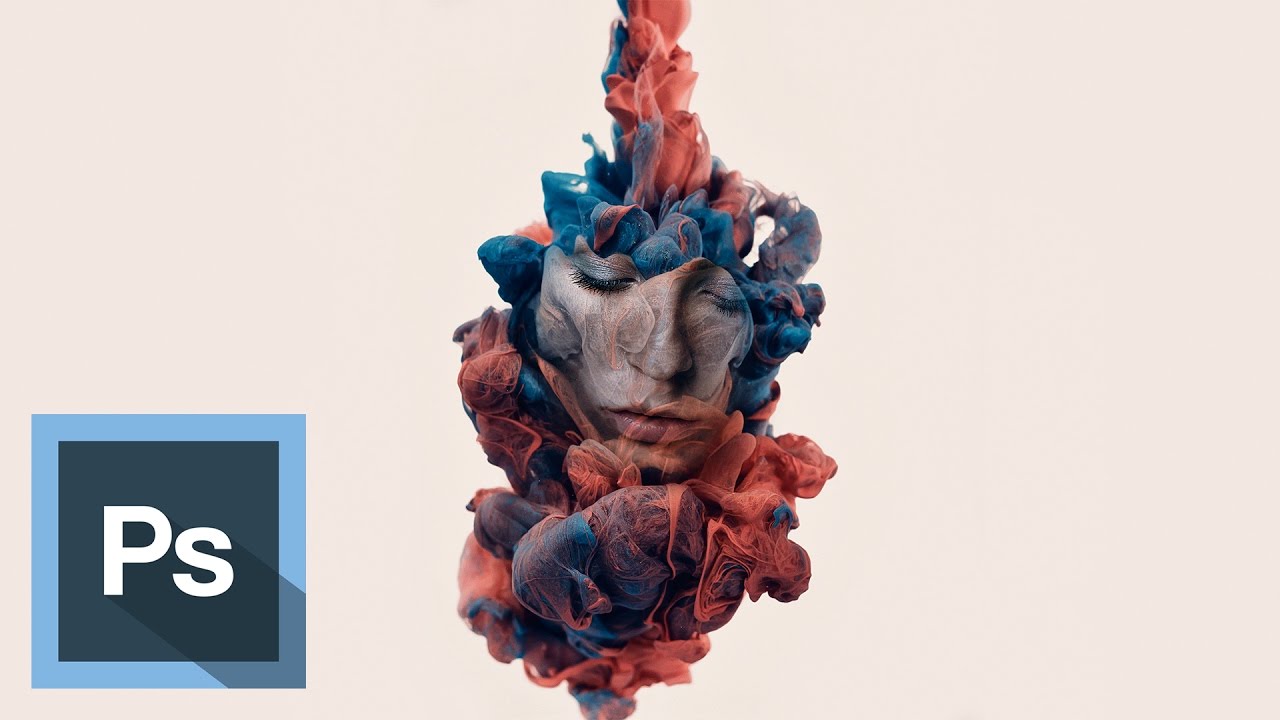 Efecto retrato de tintas en agua - Tutorial Photoshop