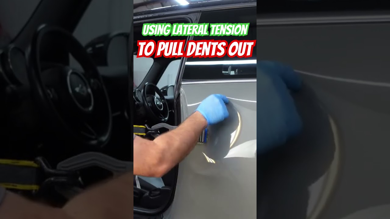 Lateral Tension to FIX a Dent! #lateraltension