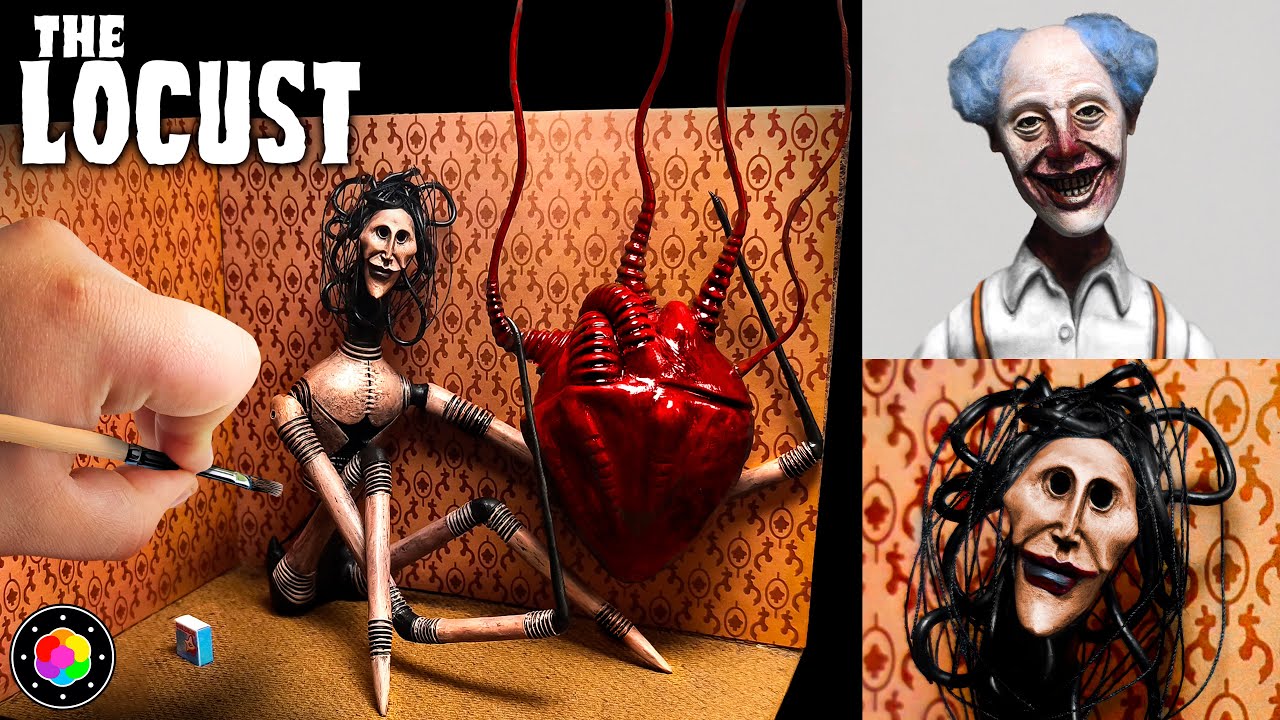 Cómo hacer un DIORAMA de THE LOCUST! 🫀 (Analog Horror) de Dr. Nowhere | PlastiVerse