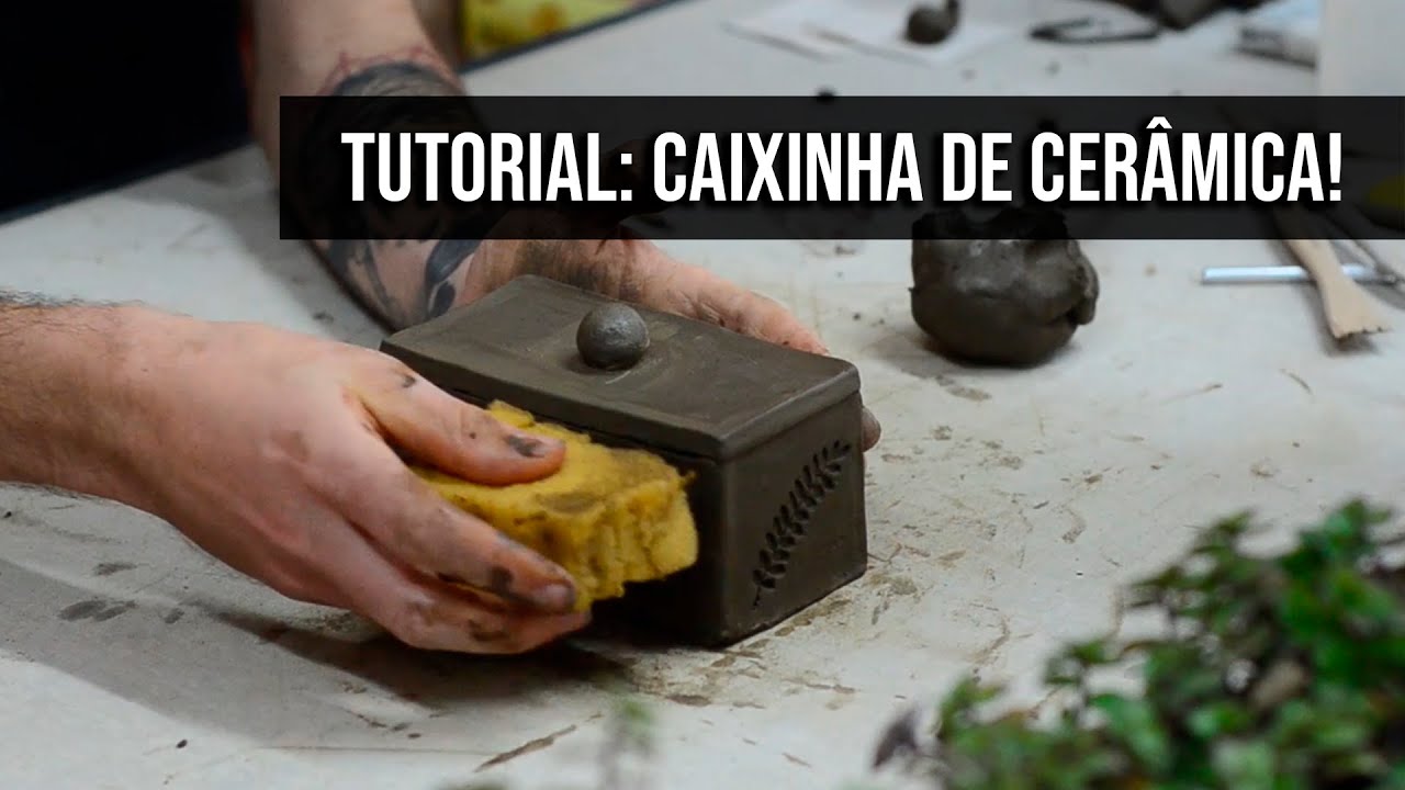 Como fazer uma Caixinha de Cerâmica!