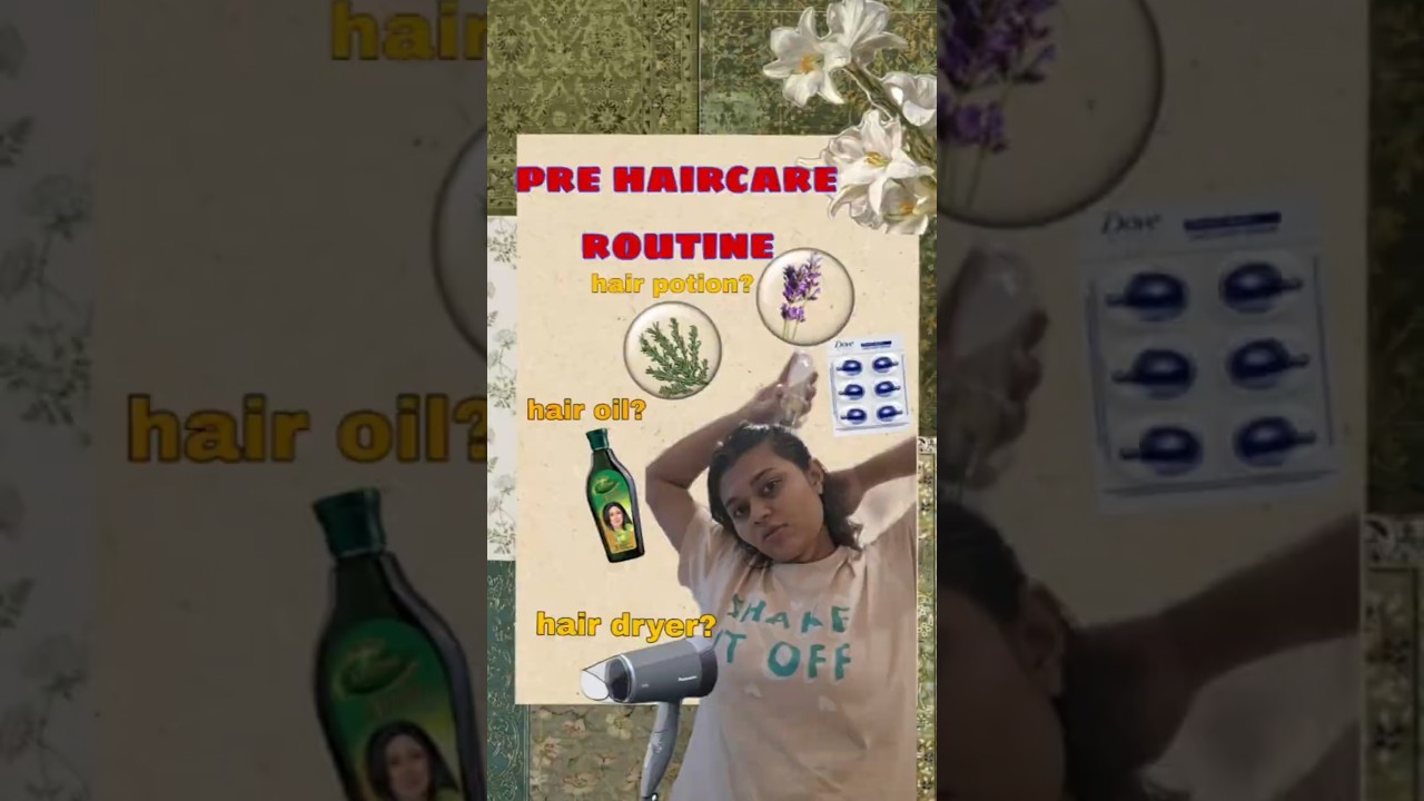 my haircare routine before hairwash. 