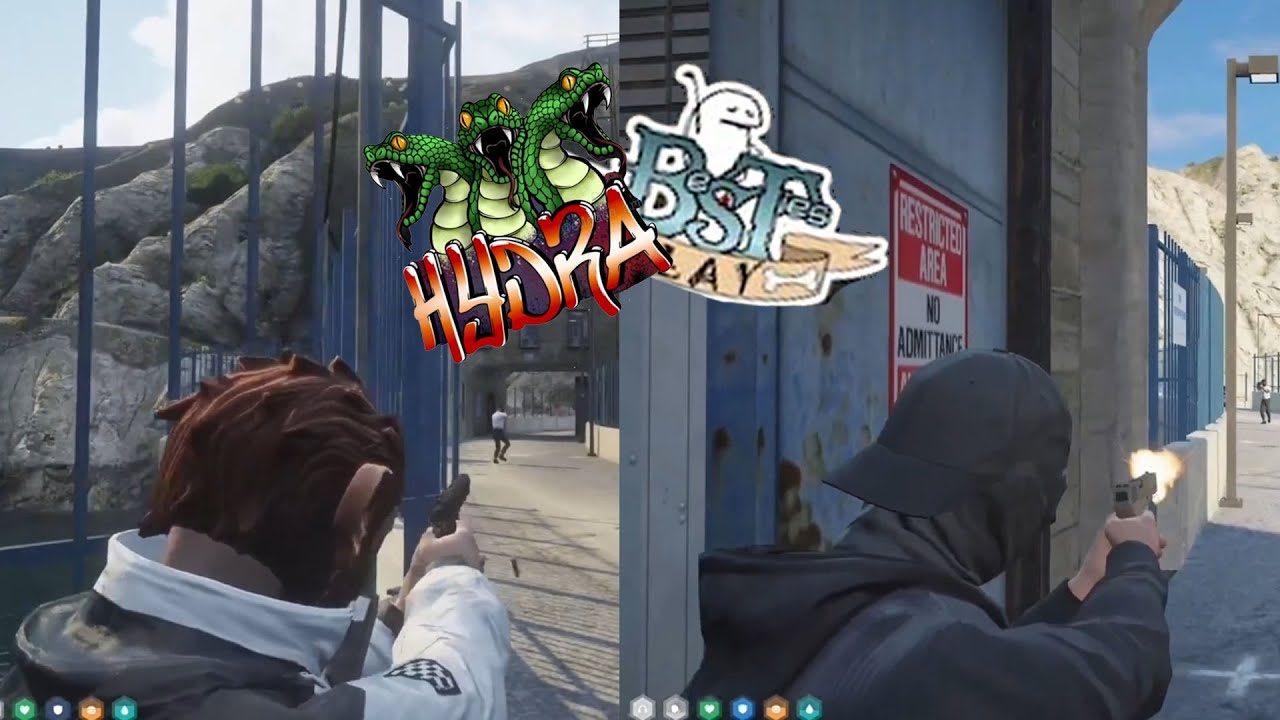 BESTIES VS HYDRA | 6V6 AT THE DAM FOR THE AMMUNITION CRATE | NoPixel WL