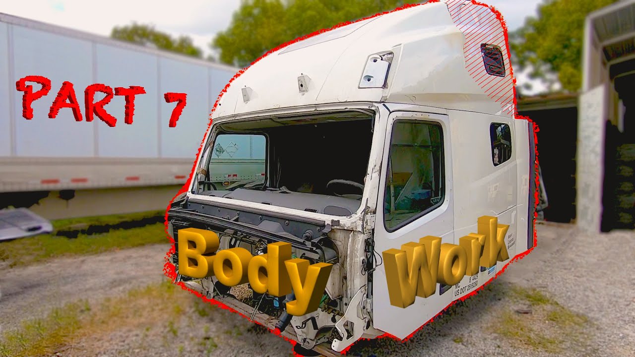 Wrecked Semi SLEEPER CAB Reconstruction Begins | 2020 Volvo VNL760 Truck Rebuild Project | PART 7