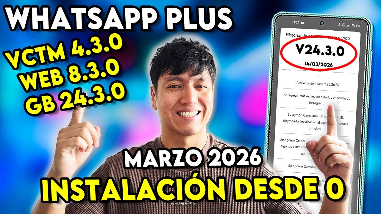 WHATSAPP PLUS ULTIMA VERSI&Oacute;N MARZO 2026 🔥DESCARGAR WHATSAPP PLUS