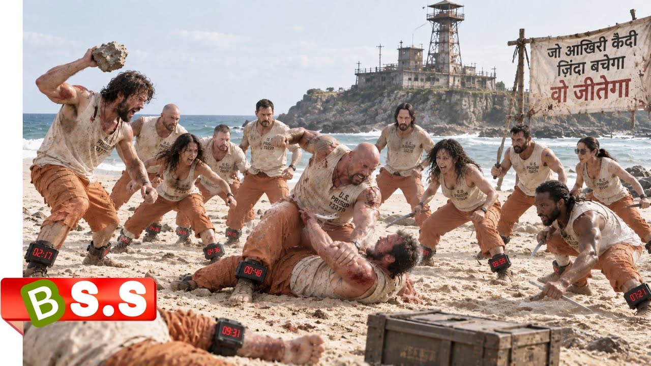 Prisoners in the abandoned island. 