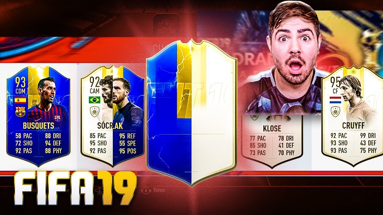 EPICO! METADE ICON METADE TOTS NO FUT DRAFT QUASE PERFEITO!