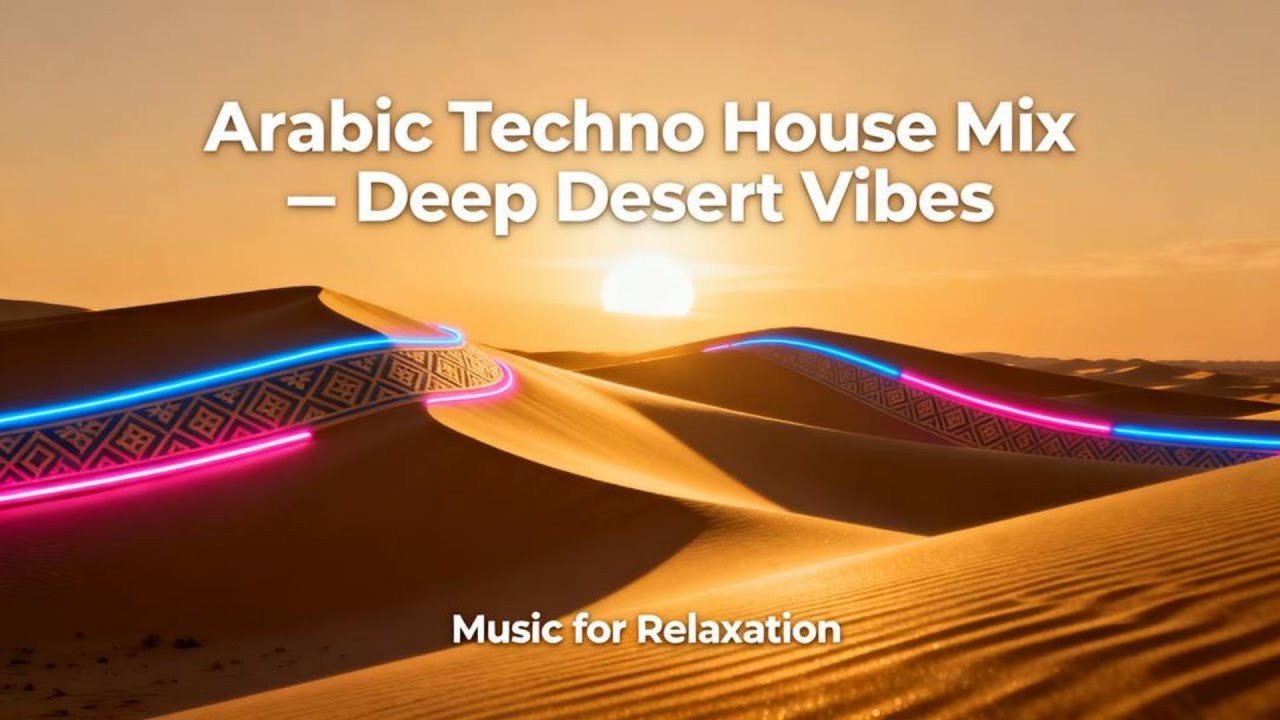 Relaxing Arabic Techno House Mix – Deep Desert Vibes for Study, Focus & Chill