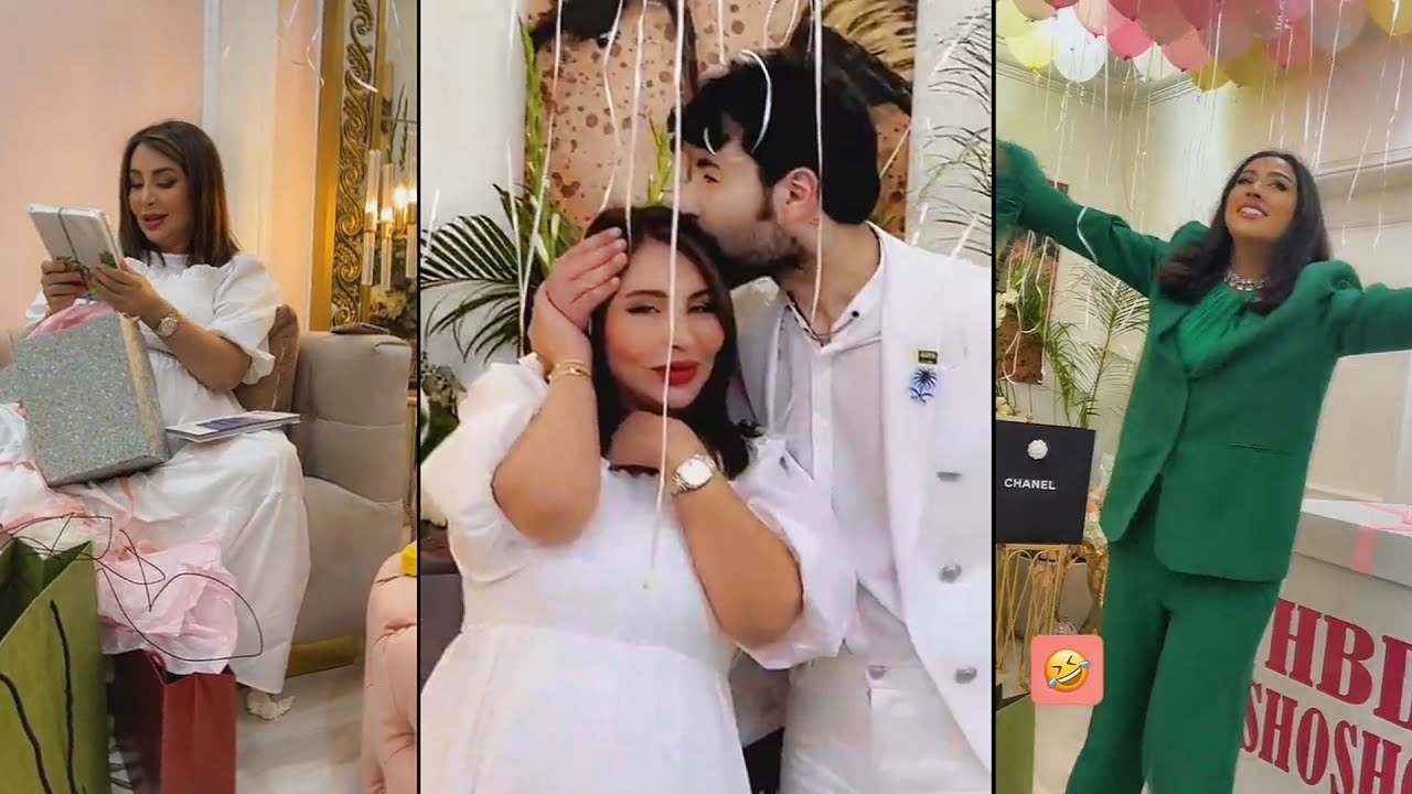 شيماء علي تحتفل بعيد ميلادها مع اخوها عقيل وفرح الهادي 🥳🤩🎉