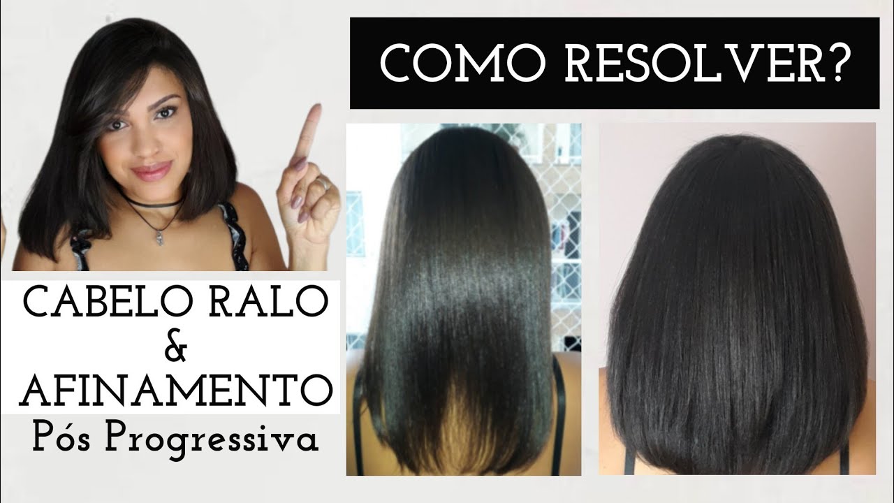 PROGRESSIVA SEM AFINAR O CABELO