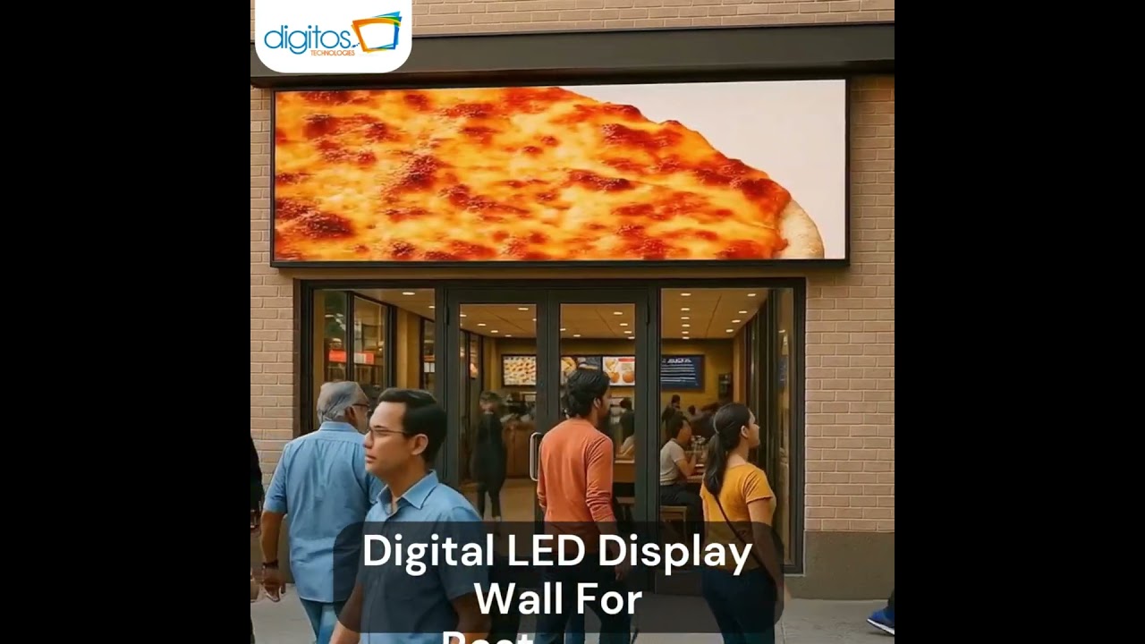 Digital LED Display Wall for Restaurants 🍔 | Boost QSR Sales & Visibility with Digitos Technology