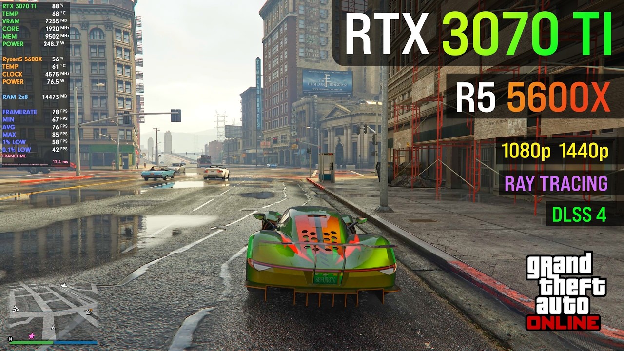 GTA Online Enhanced - UPDATED RAY TRACING - RTX 3070 TI (+ R5 5600X)