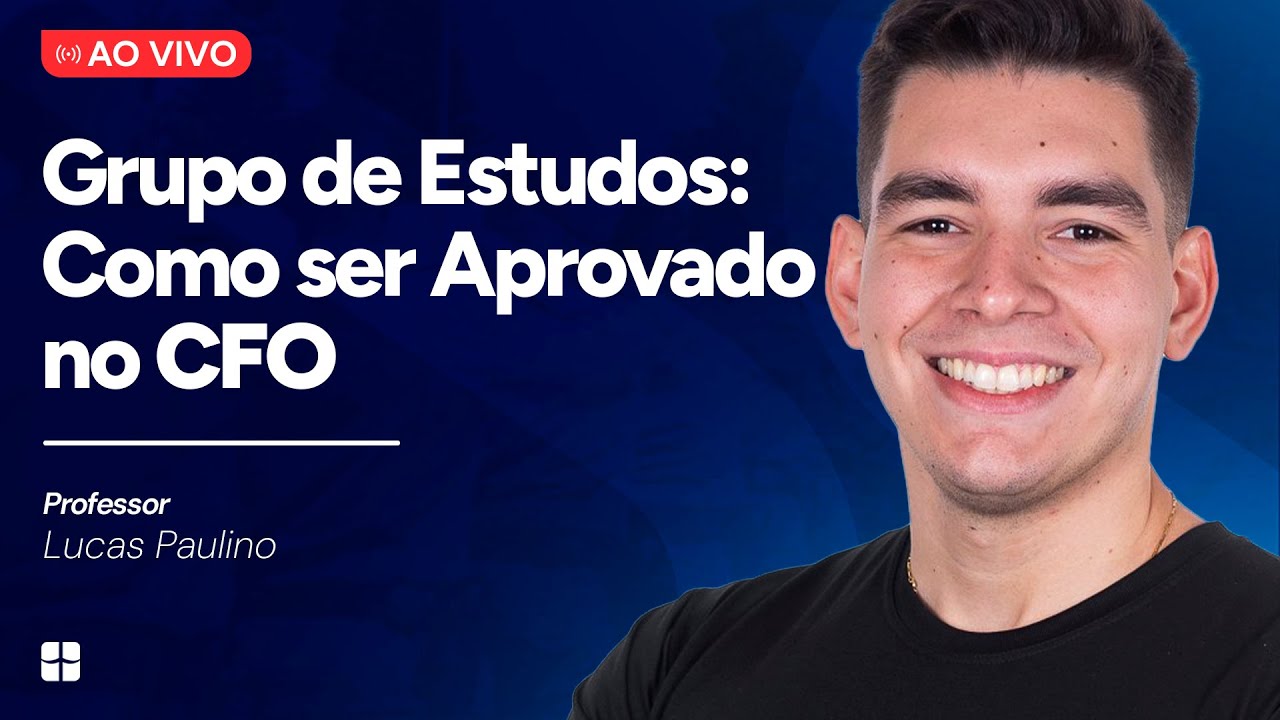 Como passar na prova do CFO PMMG | com Lucas Paulino