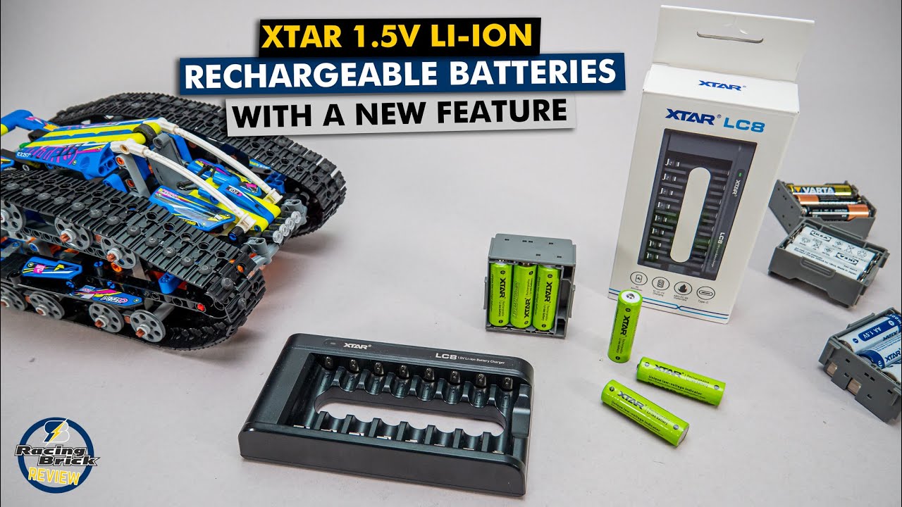 Testing rechargeable XTAR Li-ion 1.5V AA batteries with a useful new feature