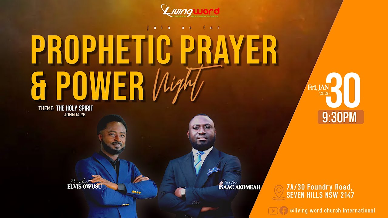 LWCI Prophetic Prayer & Power Night January Edition.