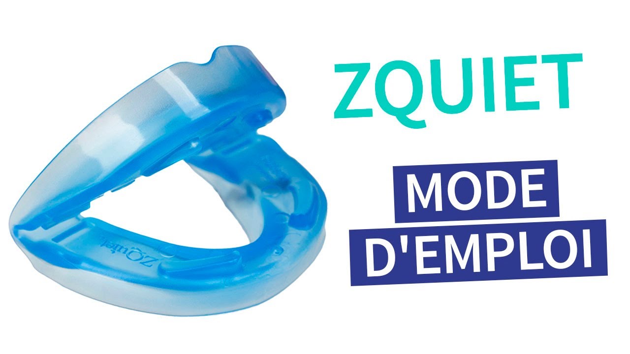 ZQuiet Orthèse anti-ronflement : Mode d’emploi