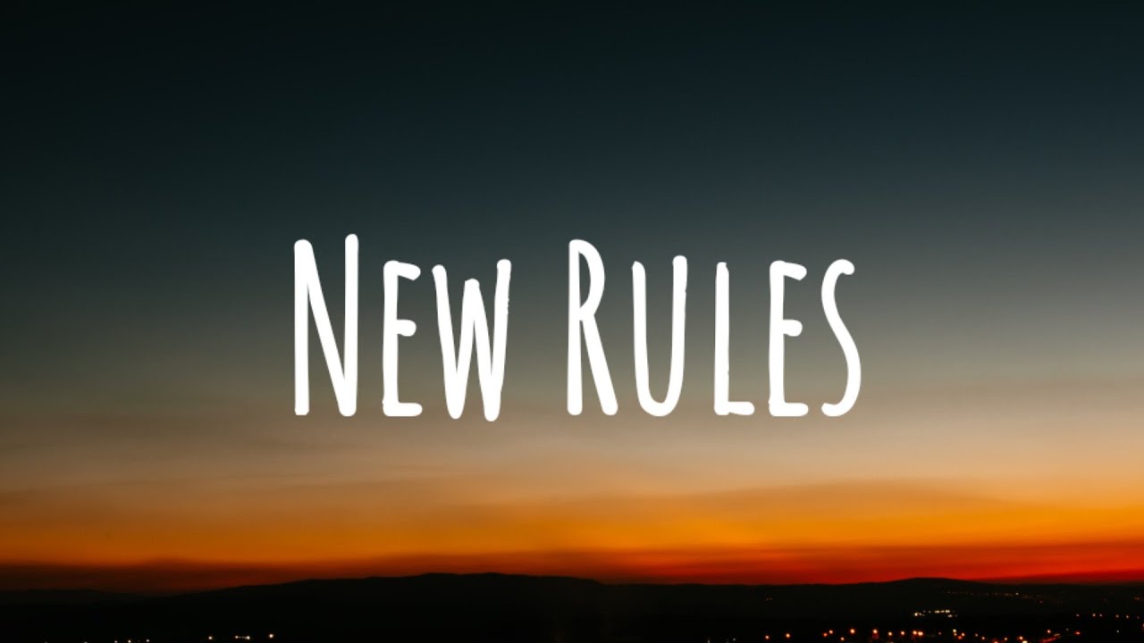 Dua Lipa - New Rules (Lyrics)