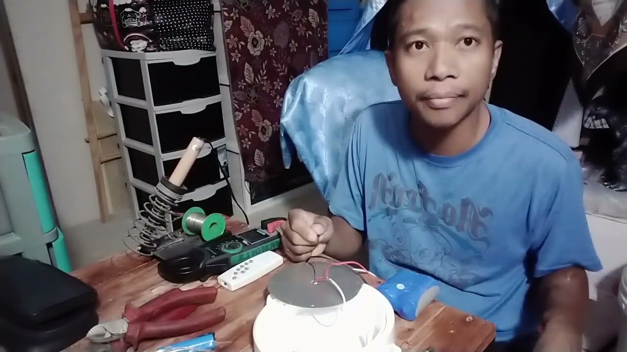 Solar ceiling change battery to 10000maH mass tumagal pa nga!