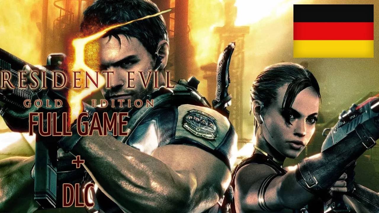 Resident Evil 5 + DLC (PS5) GANZES SPIEL, DEUTSCH, no Commentary (4K 60FPS)
