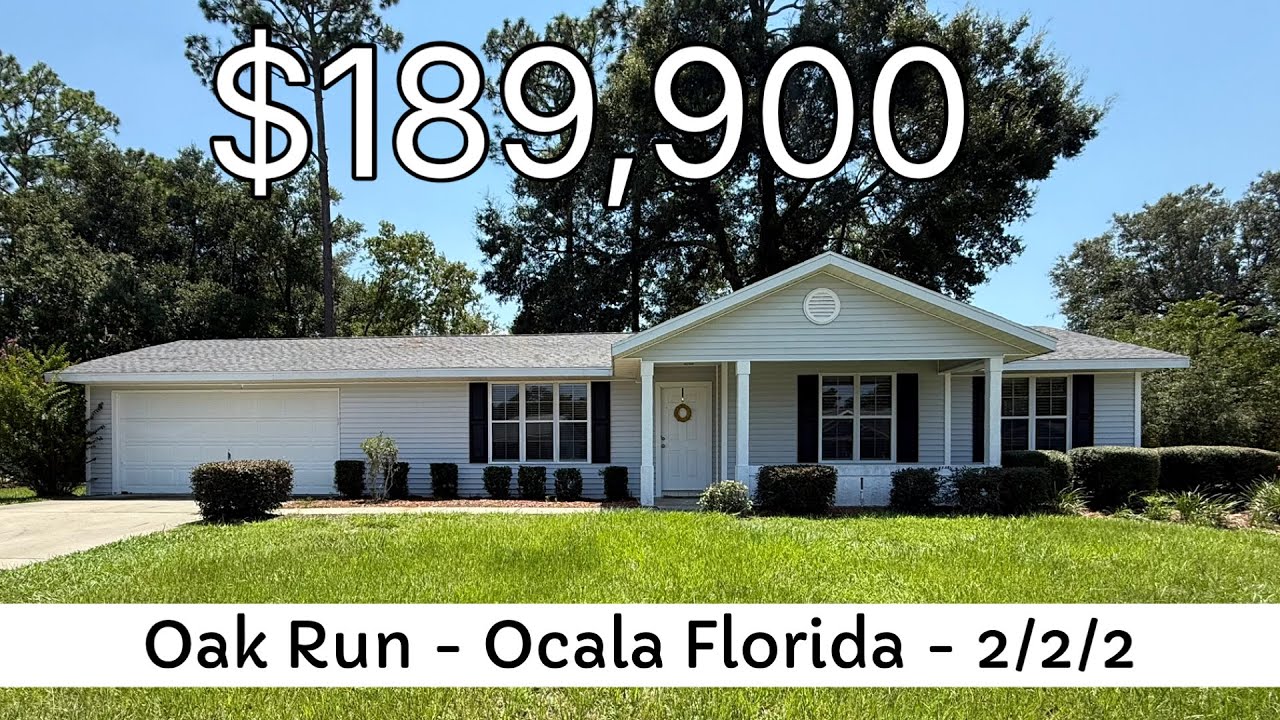 Oak Run Ocala Home Tour | 2 Bed 2 Bath, 55+ Gated Community, Amenities + Low HOA $168